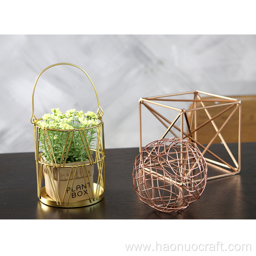 candelabro creativo de lujo geométrico simple decoración
